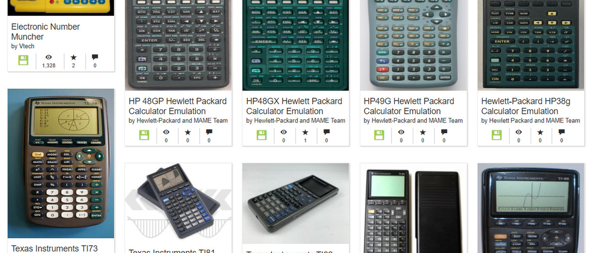 Check out these emulated calculators at the Internet Archive