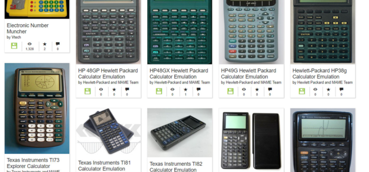 Check out these emulated calculators at the Internet Archive